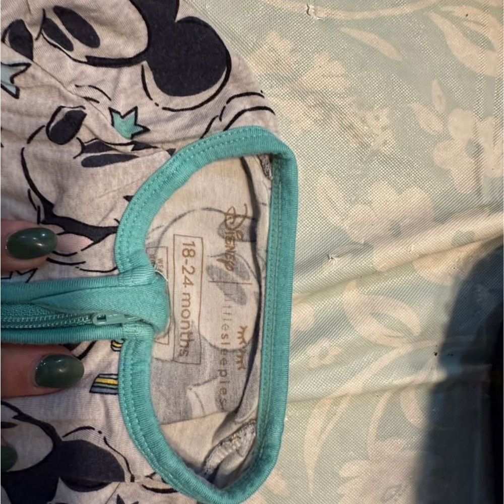 Little Sleepies Disney One Piece - Blue and Black